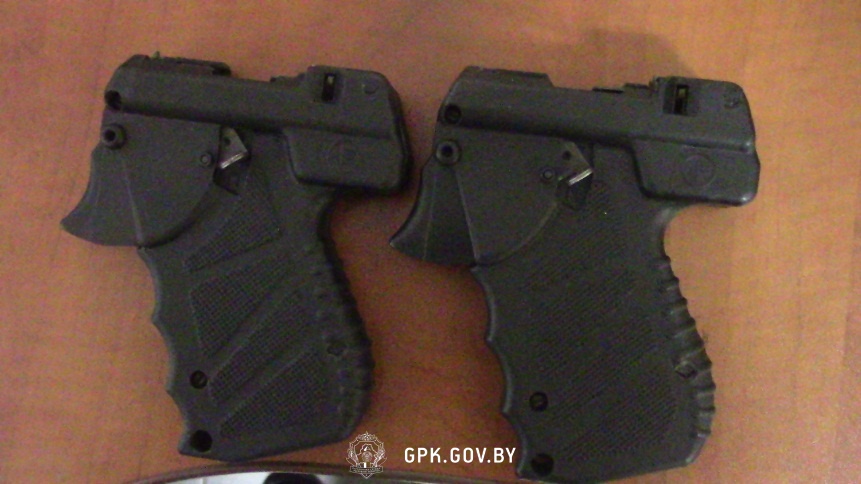 Аэрозольные пистолеты с патронами изъяты в пункте пропуска «Брест»