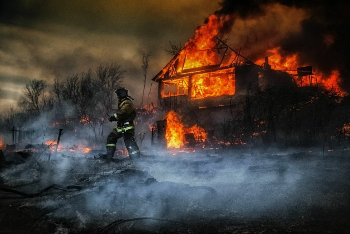Пожар в Столинском районе
