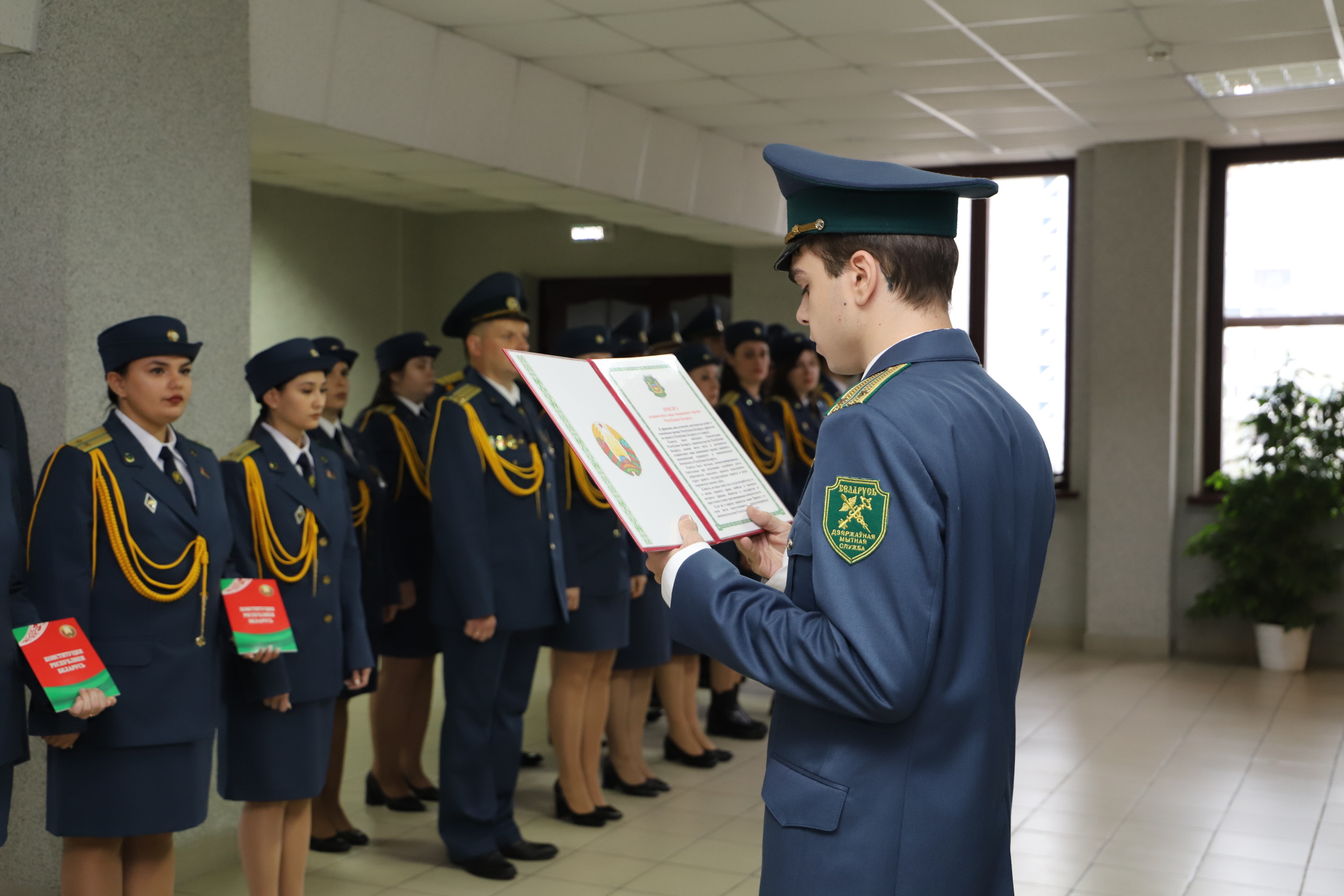 Торжественная церемония, приуроченная Дню образования Брестской таможни