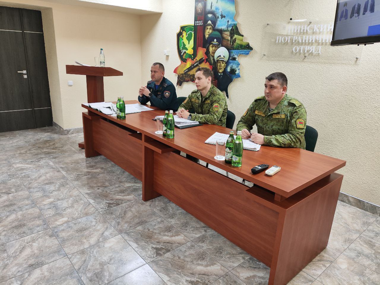 Единый день информирования состоялся на пограничной комендатуре «Речица»