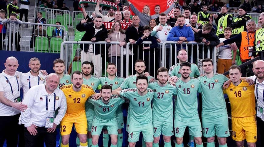 Белорусы победой завершили выступление на чемпионате Европы по мини-футболу